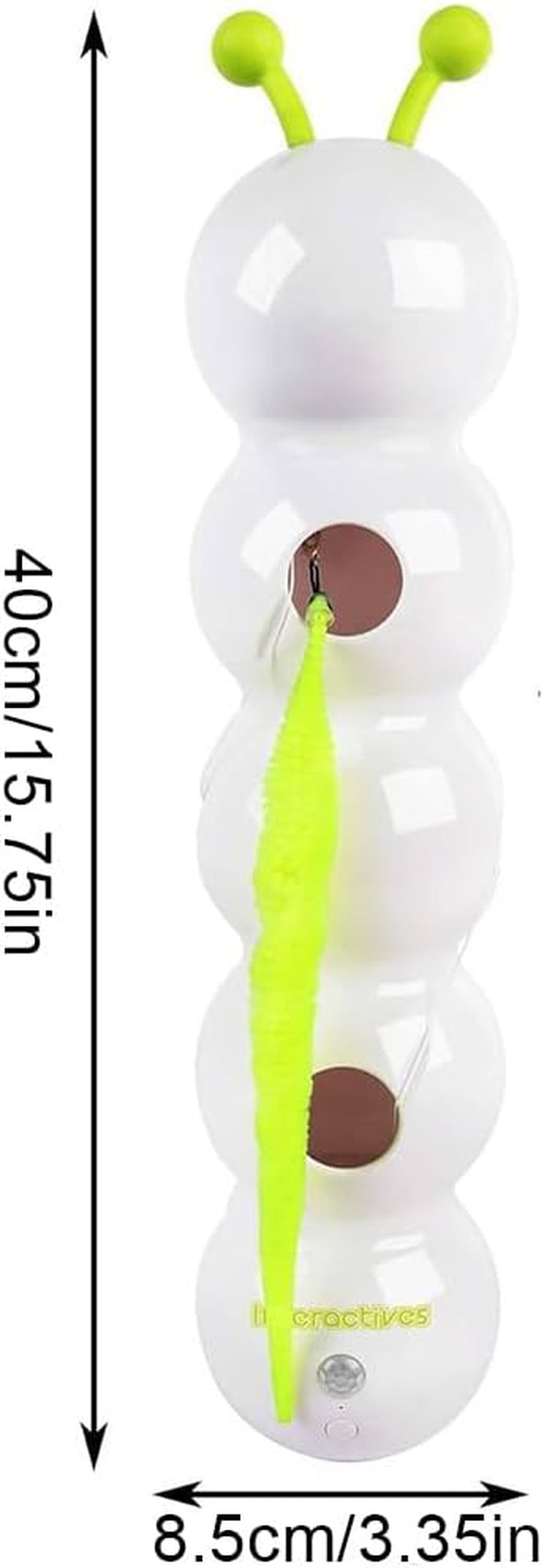 Caterpillar Cat Toy,Interactive Smart Cat Toy, Rechargeable Motion Activated Cats Toys, Bite Resistant, Automatic Kitten Toys for Bored Cats for All Ages Indoor Cat (Style A)