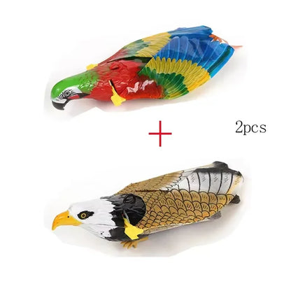 Simulated Bird Interactive Cat Toy Electric Hanging Eagle Flying Bird Cat Playing Electric Eagle Grabbing Rope Playful Pet Toy