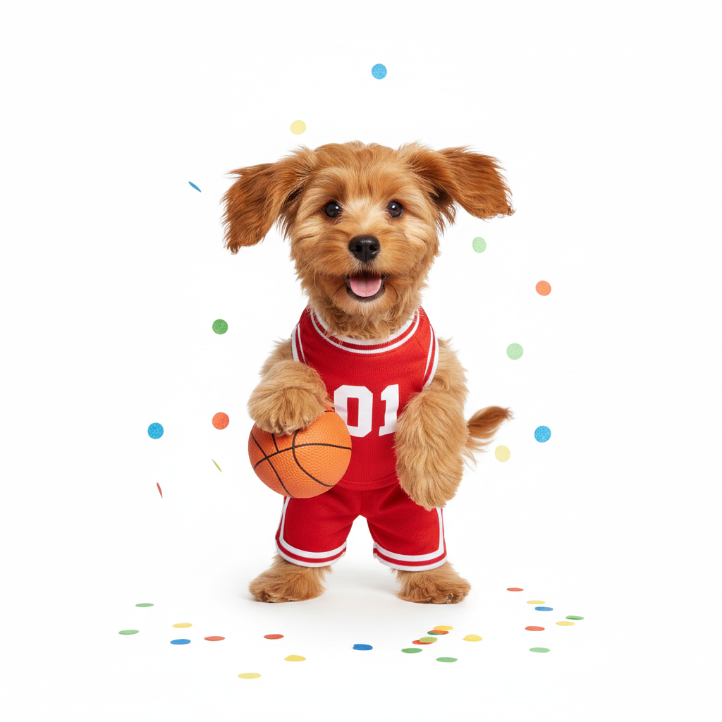 The Slam Dunk Pup – Basketball Player Costume